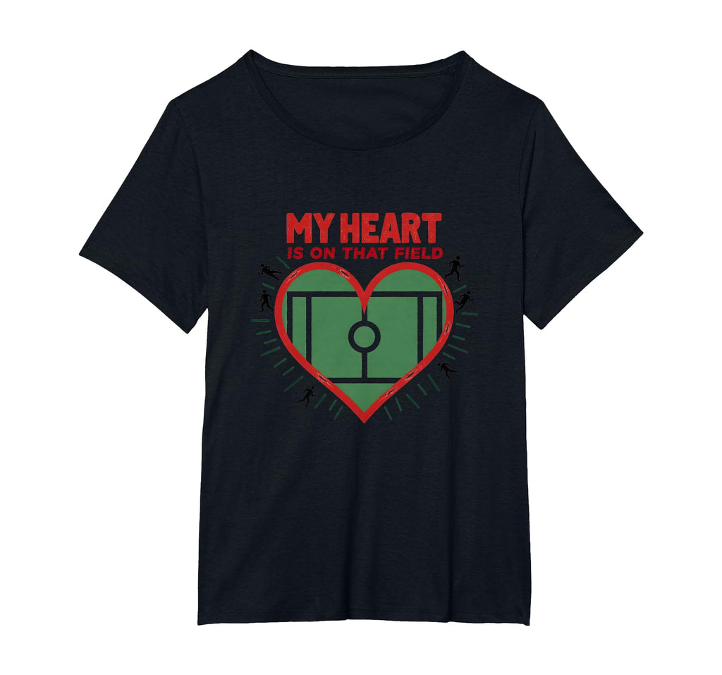 My Heart Is That Field Soccer Fan T-Shirt - Custom Art Print for Adults - T-Shirt, Sweatshirt, Hoodie