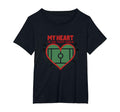 My Heart Is That Field Soccer Fan T-Shirt - Minimalist Print Unisex - T-Shirt, Sweatshirt, Hoodie