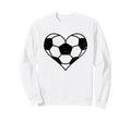 Soccer Heart Funny Soccer Player Mom Sweatshirt - Novelty Apparel Men Women - T-Shirt, Sweatshirt, Hoodie
