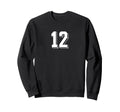 Number 12 80S 90S Soccer Team Sweatshirt - Fun Novelty Design Unisex - T-Shirt, Sweatshirt, Hoodie