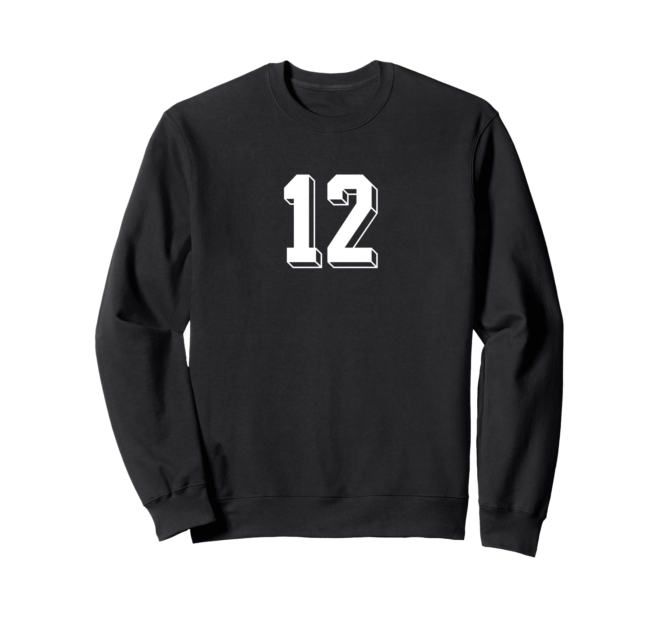 Number 12 80S 90S Soccer Team Sweatshirt - Fun Novelty Design Unisex - T-Shirt, Sweatshirt, Hoodie