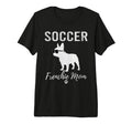 Soccer Frenchie Mom Funny Soccer Dog T-Shirt - Fun Novelty Design Unisex - T-Shirt, Sweatshirt, Hoodie