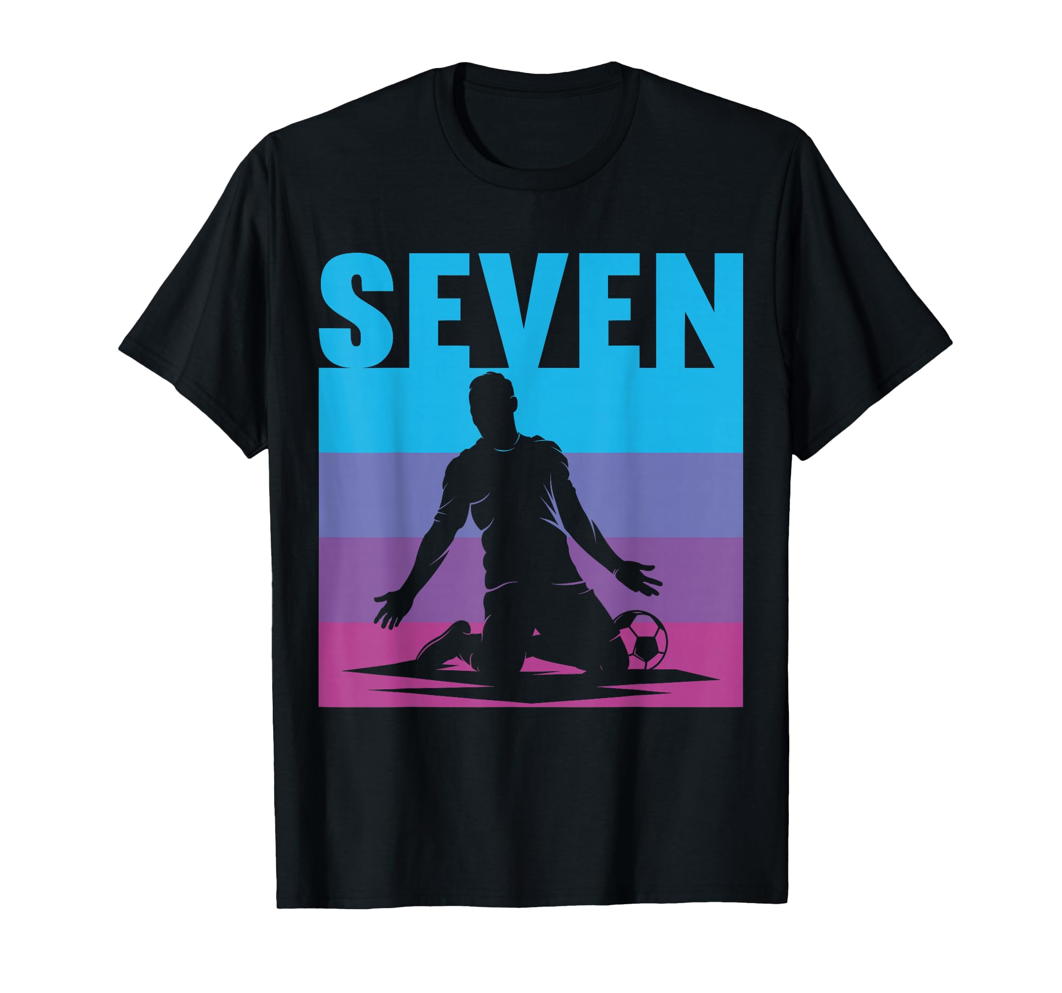 7Th Birthday 7 Year Old Football T-Shirt - Casual Everyday Wear Men Women - T-Shirt, Sweatshirt, Hoodie