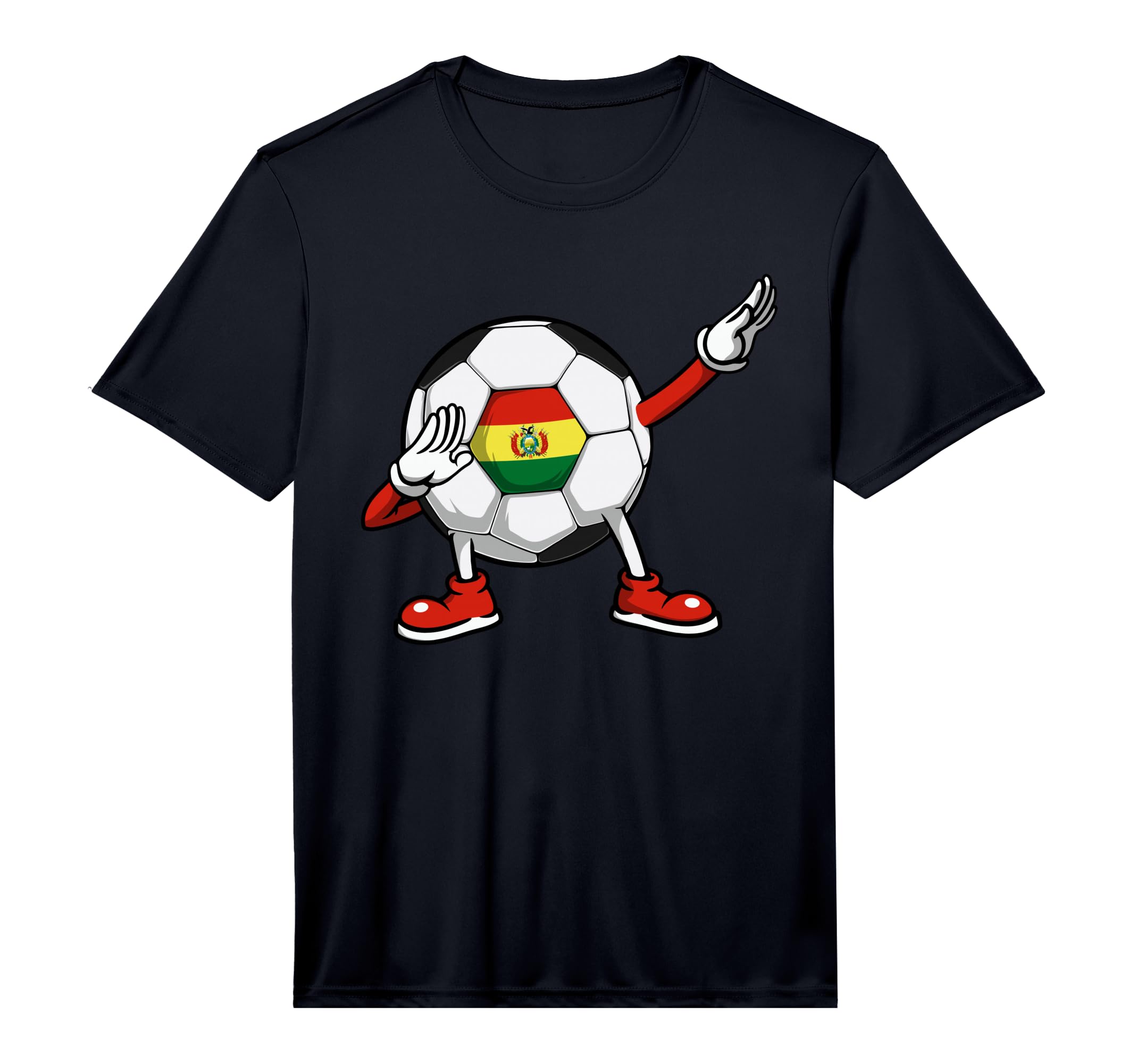 Funny Dabbing Soccer Bolivia Jersey T-Shirt - Unique Graphic Men Women - T-Shirt, Sweatshirt, Hoodie