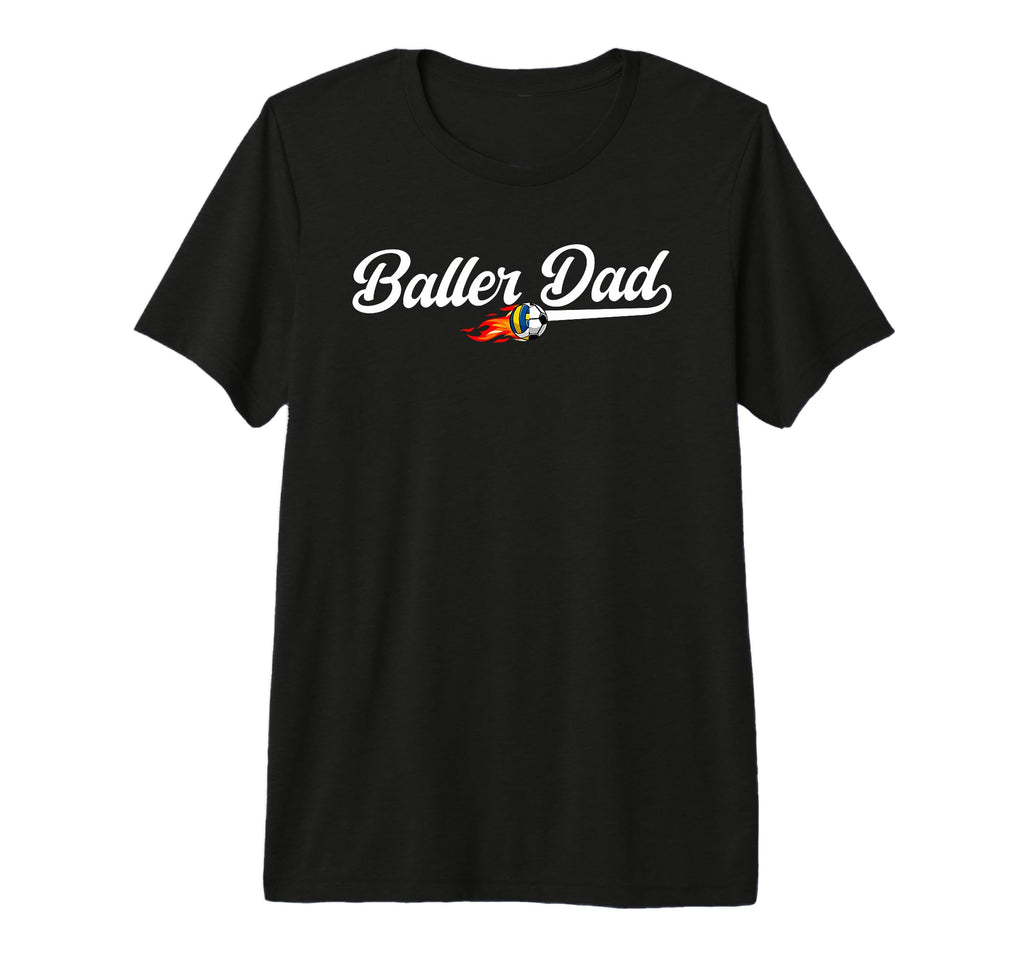 Mens Baller Dad Volleyball Soccer Dad T-Shirt - Minimalist Print Unisex - T-Shirt, Sweatshirt, Hoodie