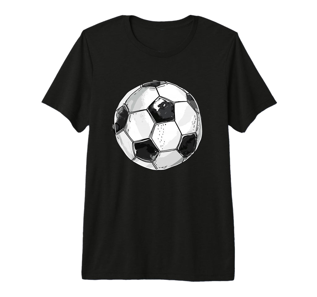 Soccer Ball Tri Blend T-Shirt - Trendy Graphic Unisex - T-Shirt, Sweatshirt, Hoodie