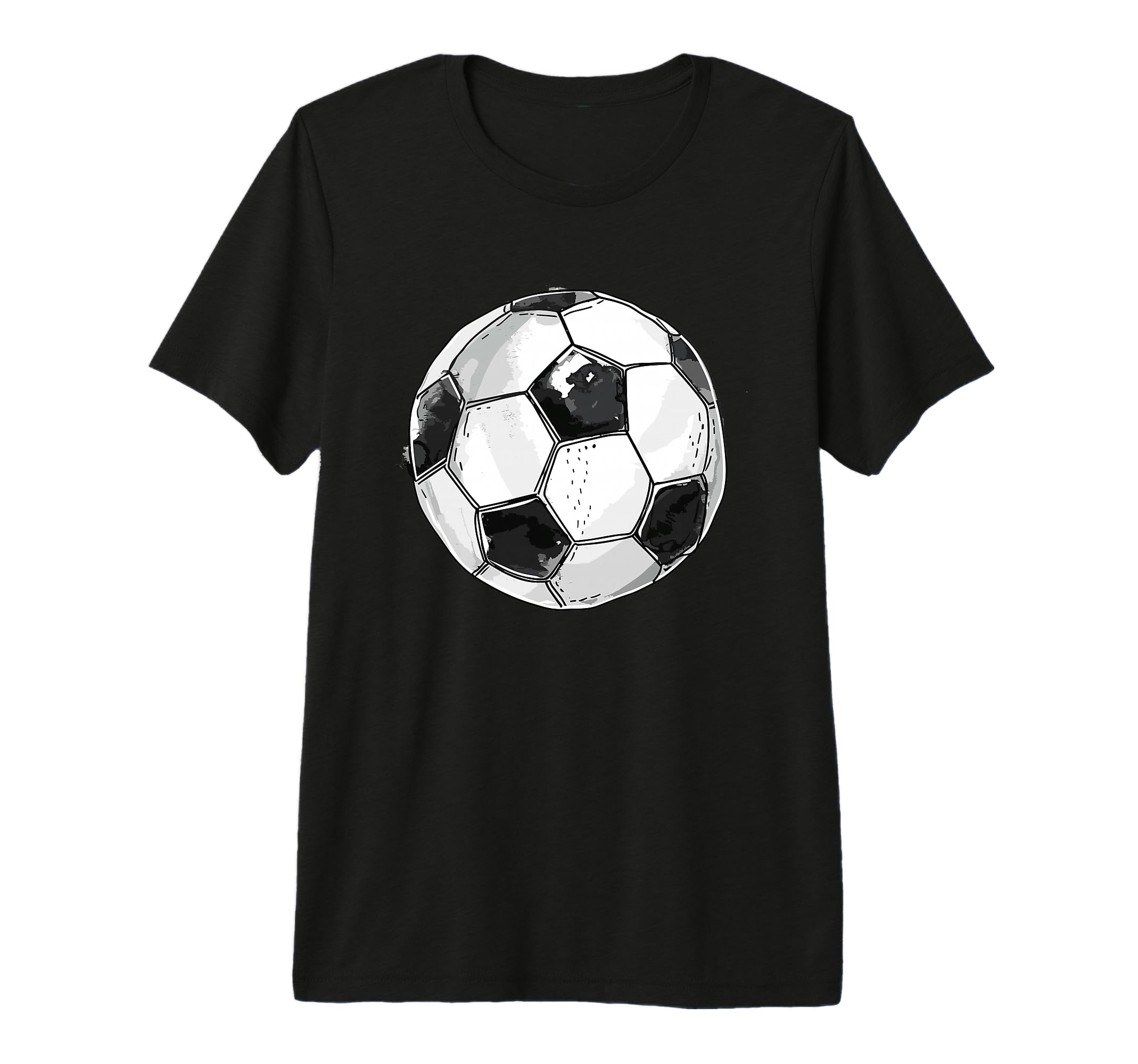 Soccer Ball Tri Blend T-Shirt - Trendy Graphic Unisex - T-Shirt, Sweatshirt, Hoodie
