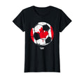 Superfan Canada Soccer Ball Flag T-Shirt - Streetwear Style Men Women - T-Shirt, Sweatshirt, Hoodie