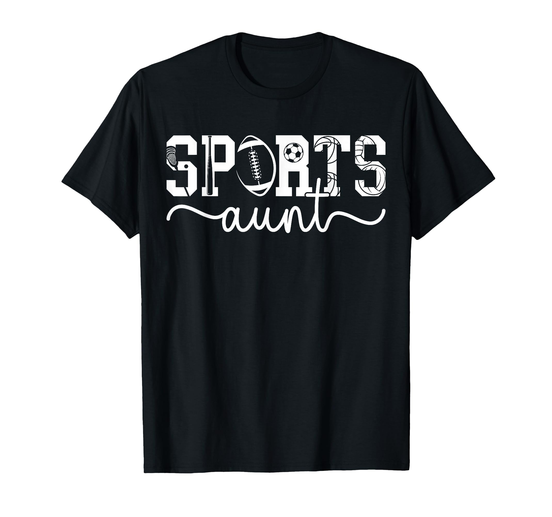 Sports Aunt Sports Auntie Proud Sport Aunt T-Shirt - Trendy Graphic Unisex - T-Shirt, Sweatshirt, Hoodie