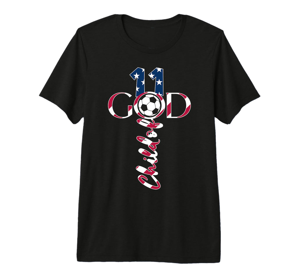 Jesus 11 Years Child God Soccer 11Th T-Shirt - Novelty Apparel Unisex - T-Shirt, Sweatshirt, Hoodie