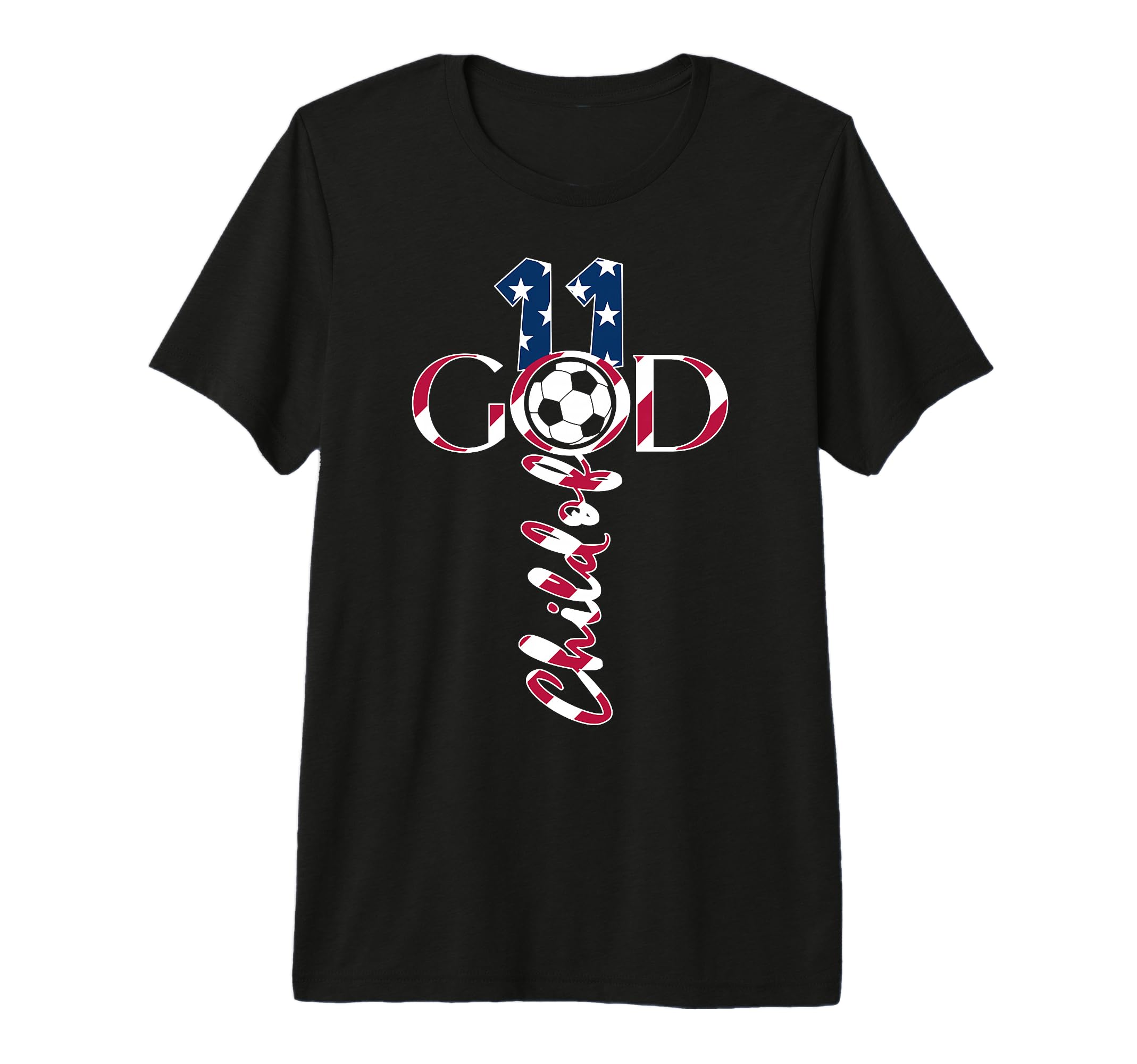 Jesus 11 Years Child God Soccer 11Th T-Shirt - Novelty Apparel Unisex - T-Shirt, Sweatshirt, Hoodie