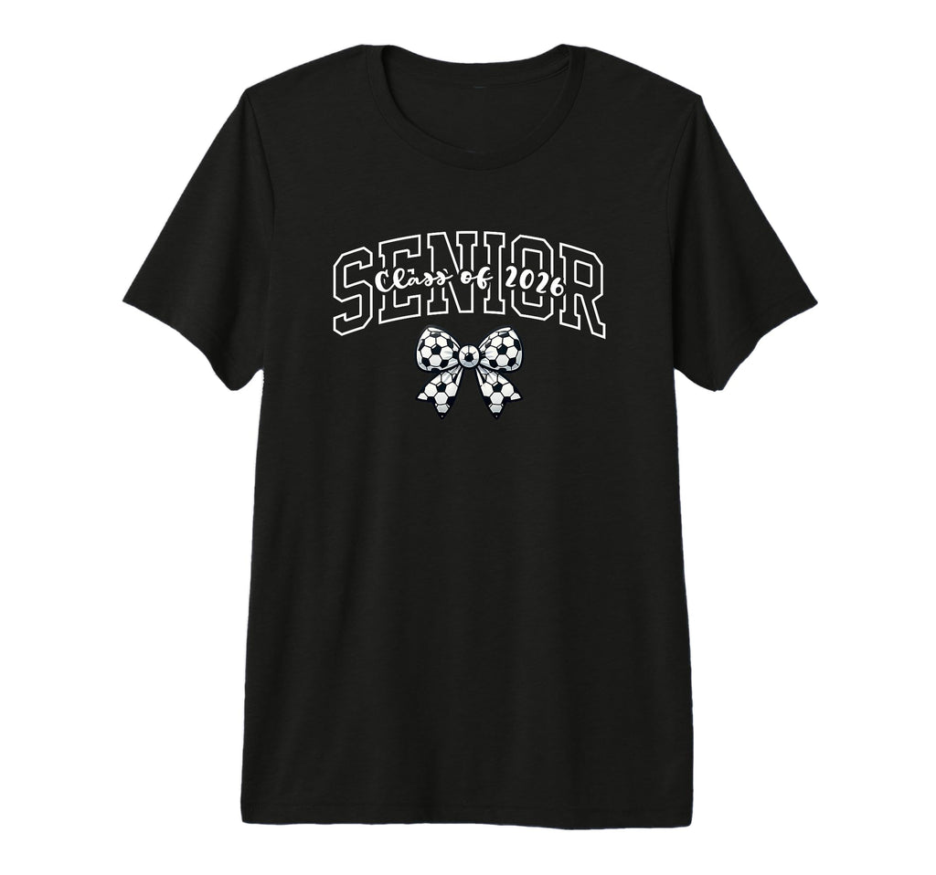 Senior Class 2026 Soccer Coquette T-Shirt - Fun Novelty Design Men Women - T-Shirt, Sweatshirt, Hoodie