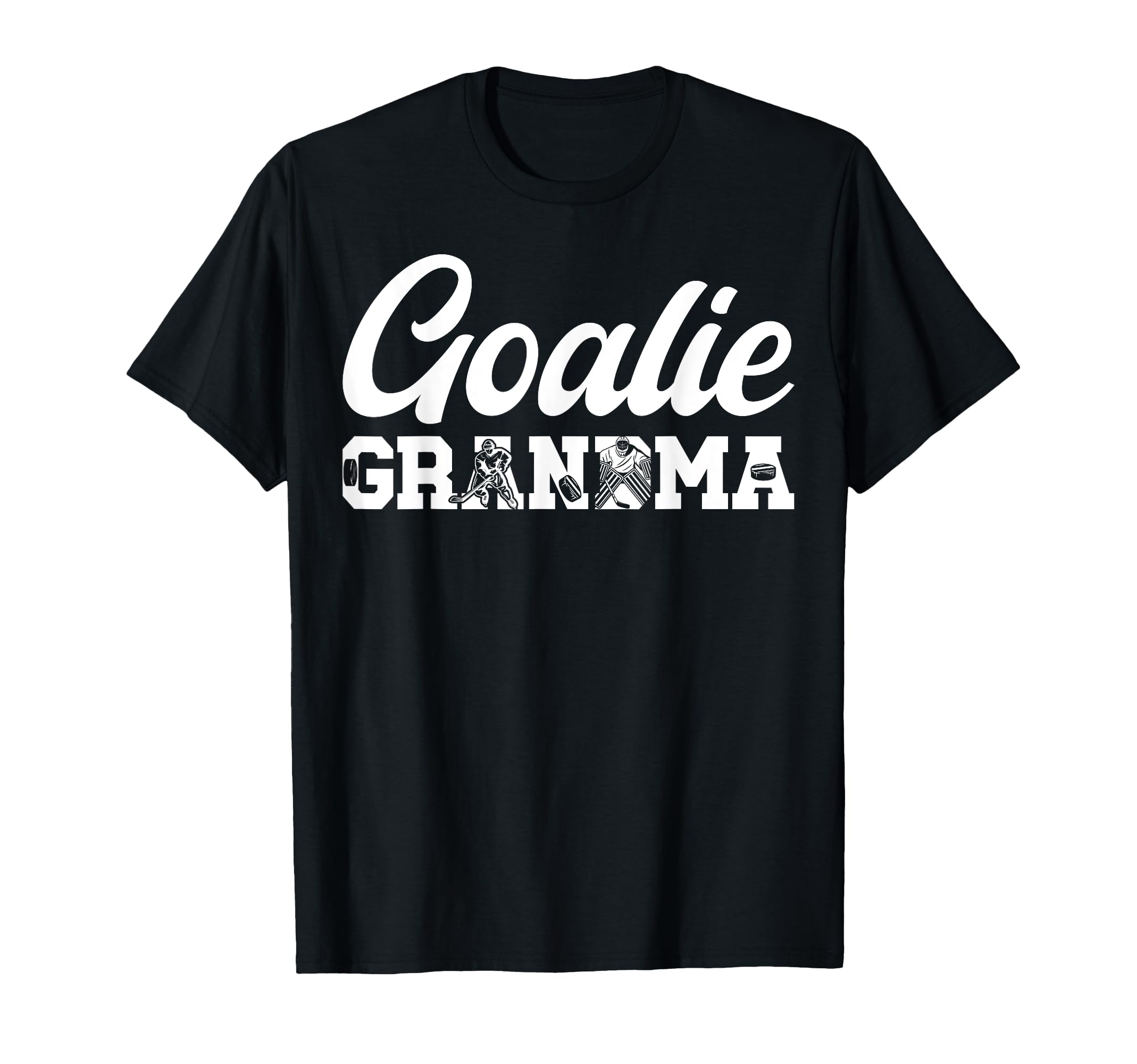 Ice Hockey Goalie Grandma Hockey T-Shirt - Trendy Graphic Unisex - T-Shirt, Sweatshirt, Hoodie