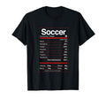 Soccer Player Nutritional Facts Funny T-Shirt - Novelty Apparel for Adults - T-Shirt, Sweatshirt, Hoodie