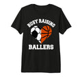 Busy Raising Ballers Soccer Basketball T-Shirt - Trendy Graphic Men Women - T-Shirt, Sweatshirt, Hoodie