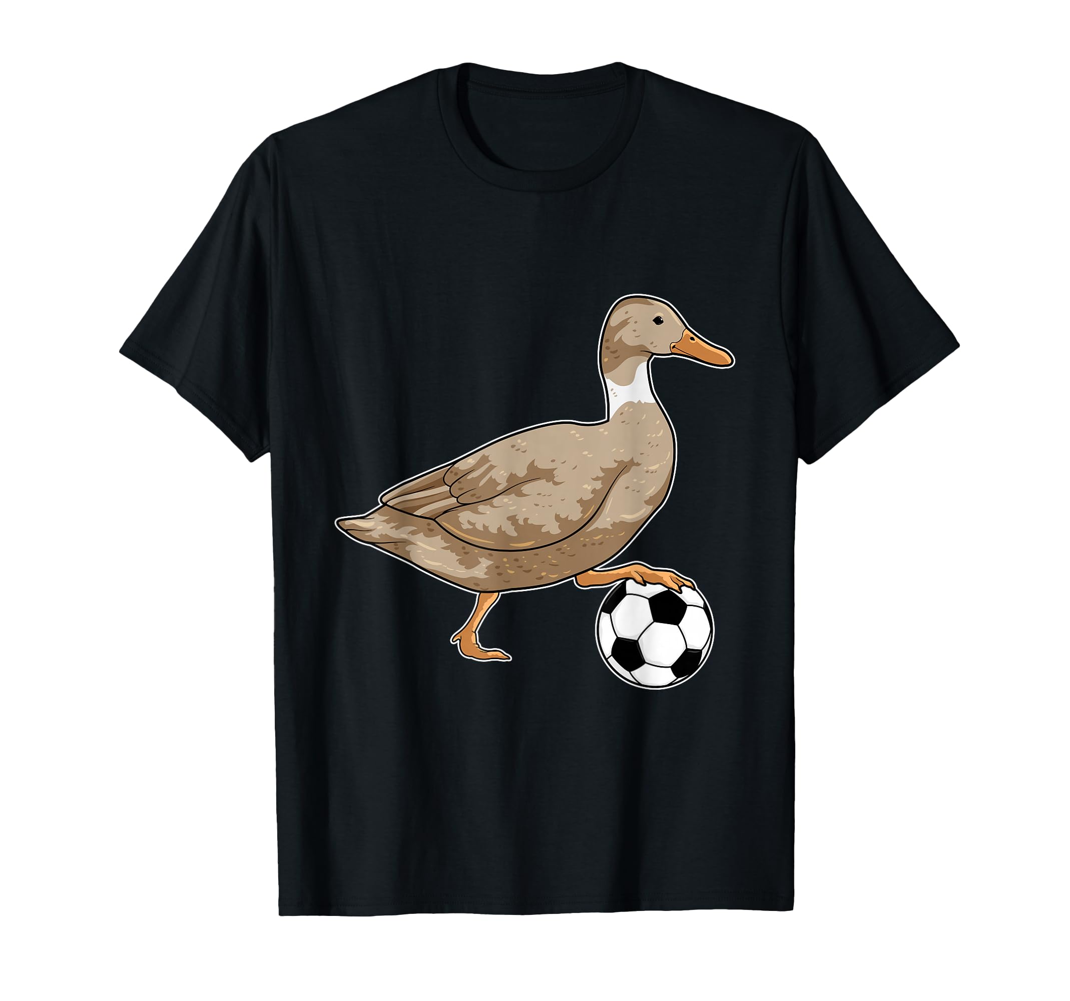 Duck Soccer Player Soccer Sports T-Shirt - Custom Art Print Unisex - T-Shirt, Sweatshirt, Hoodie