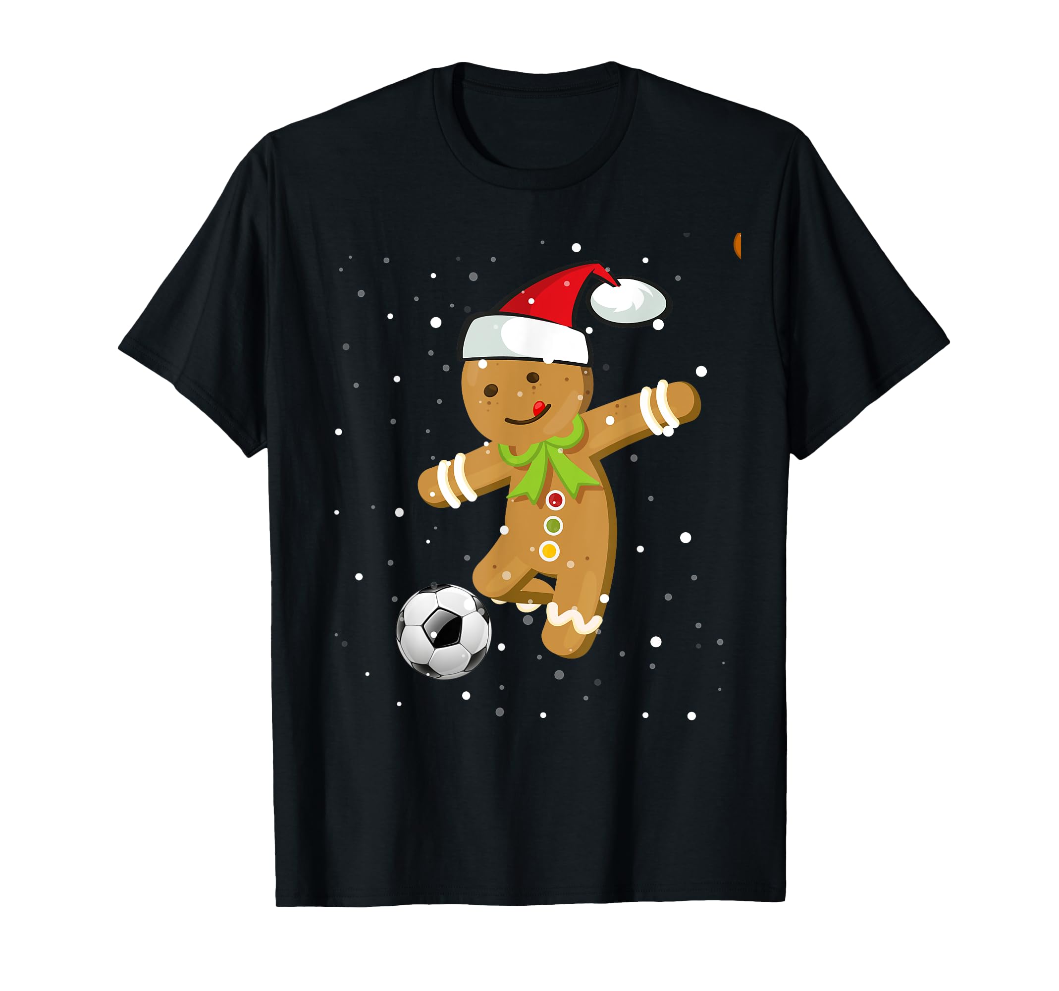 Football Soccer Gingerbread Player T-Shirt - Fun Novelty Design for Adults - T-Shirt, Sweatshirt, Hoodie
