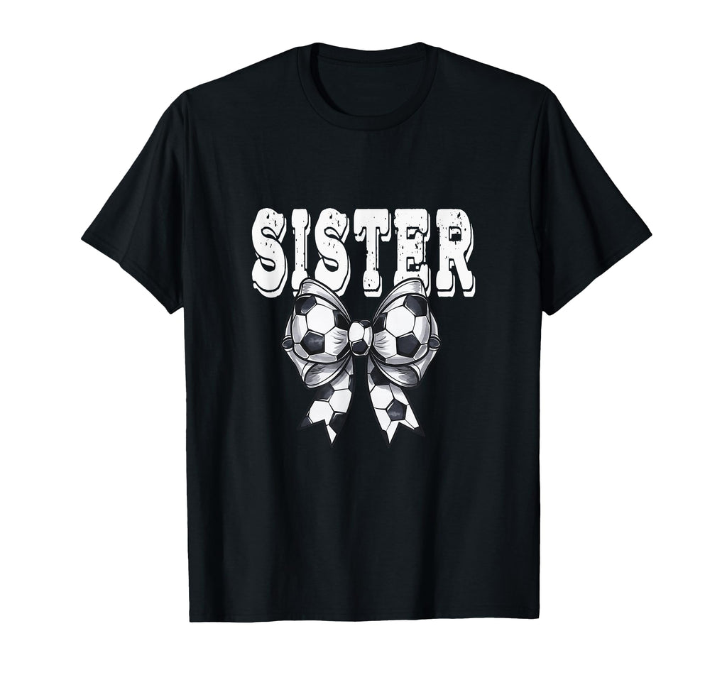 Coquette Soccer Bow Mom Sister Grandma T-Shirt - Streetwear Style Unisex - T-Shirt, Sweatshirt, Hoodie