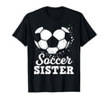 Soccer Sister Soccer Player Matching T-Shirt - Minimalist Print for Adults - T-Shirt, Sweatshirt, Hoodie