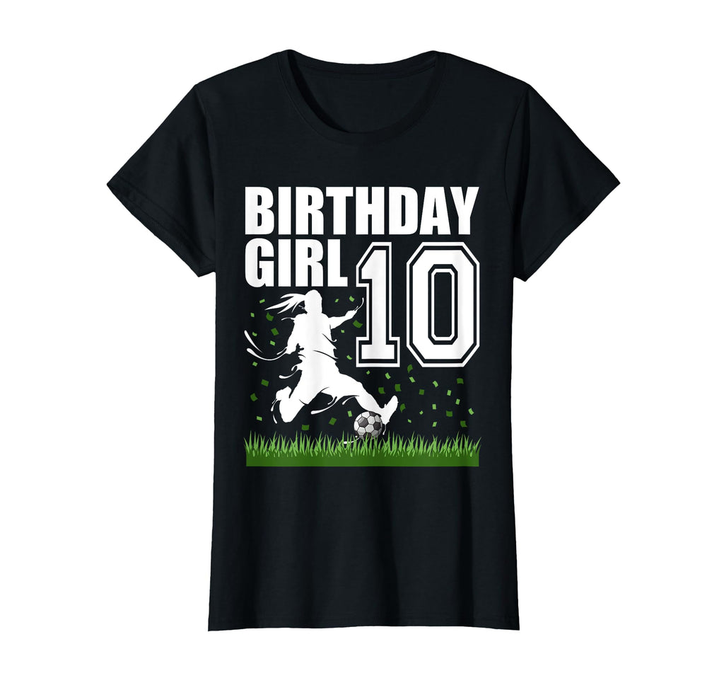 10 Year Old Soccer Birthday Party Theme T-Shirt - Custom Art Print Unisex - T-Shirt, Sweatshirt, Hoodie
