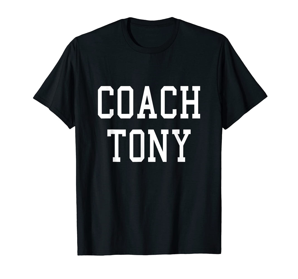 Coach Tony Custom Football Soccer T-Shirt - Aesthetic Graphic for Adults - T-Shirt, Sweatshirt, Hoodie