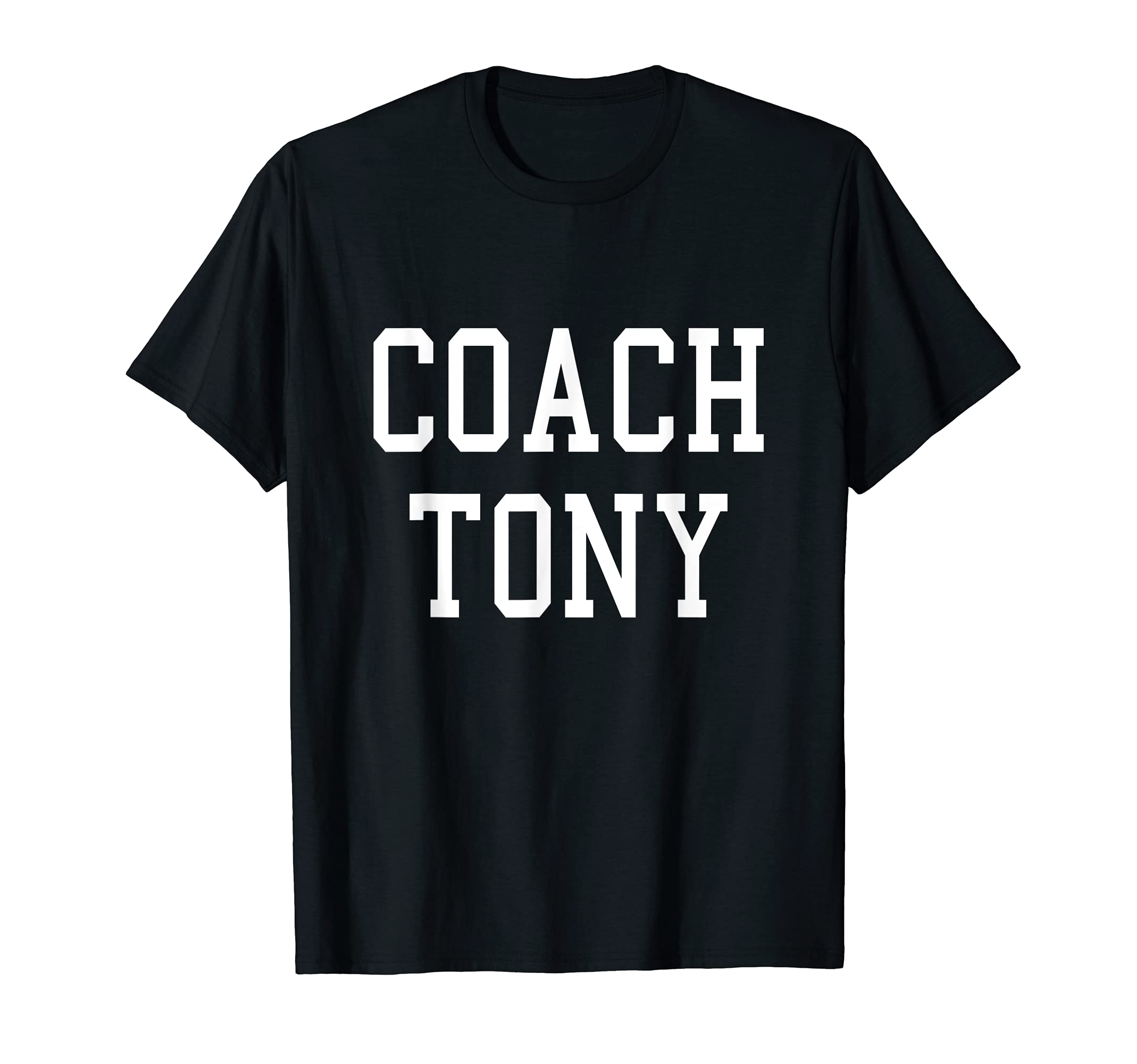 Coach Tony Custom Football Soccer T-Shirt - Aesthetic Graphic for Adults - T-Shirt, Sweatshirt, Hoodie