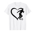 Soccer Player Heart Soccer Ball Heart T-Shirt - Trendy Graphic Unisex - T-Shirt, Sweatshirt, Hoodie