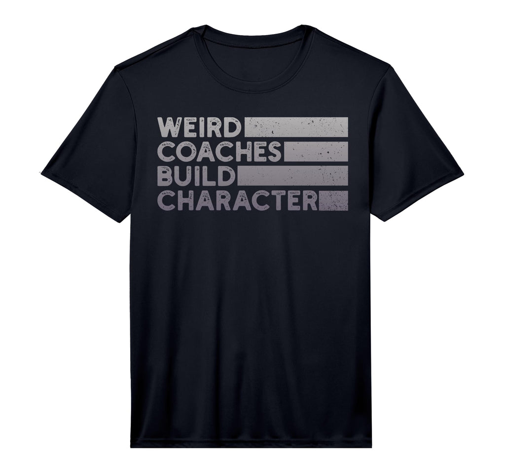 Weird Coaches Build Character Coach T-Shirt - Minimalist Print Unisex - T-Shirt, Sweatshirt, Hoodie