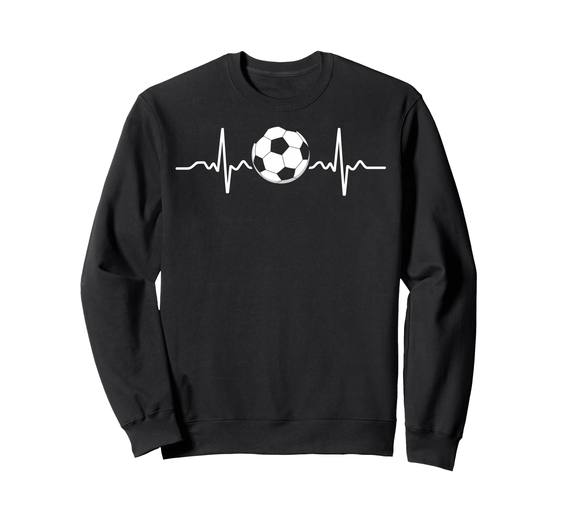 Heartbeat Soccer Player Ball Soccer Sweatshirt - Novelty Apparel Unisex - T-Shirt, Sweatshirt, Hoodie