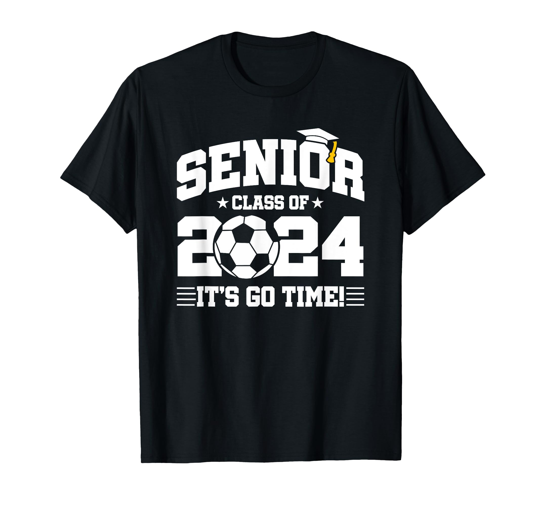 Class 2024 Senior Year Soccer Player T-Shirt - Minimalist Print for Adults - T-Shirt, Sweatshirt, Hoodie