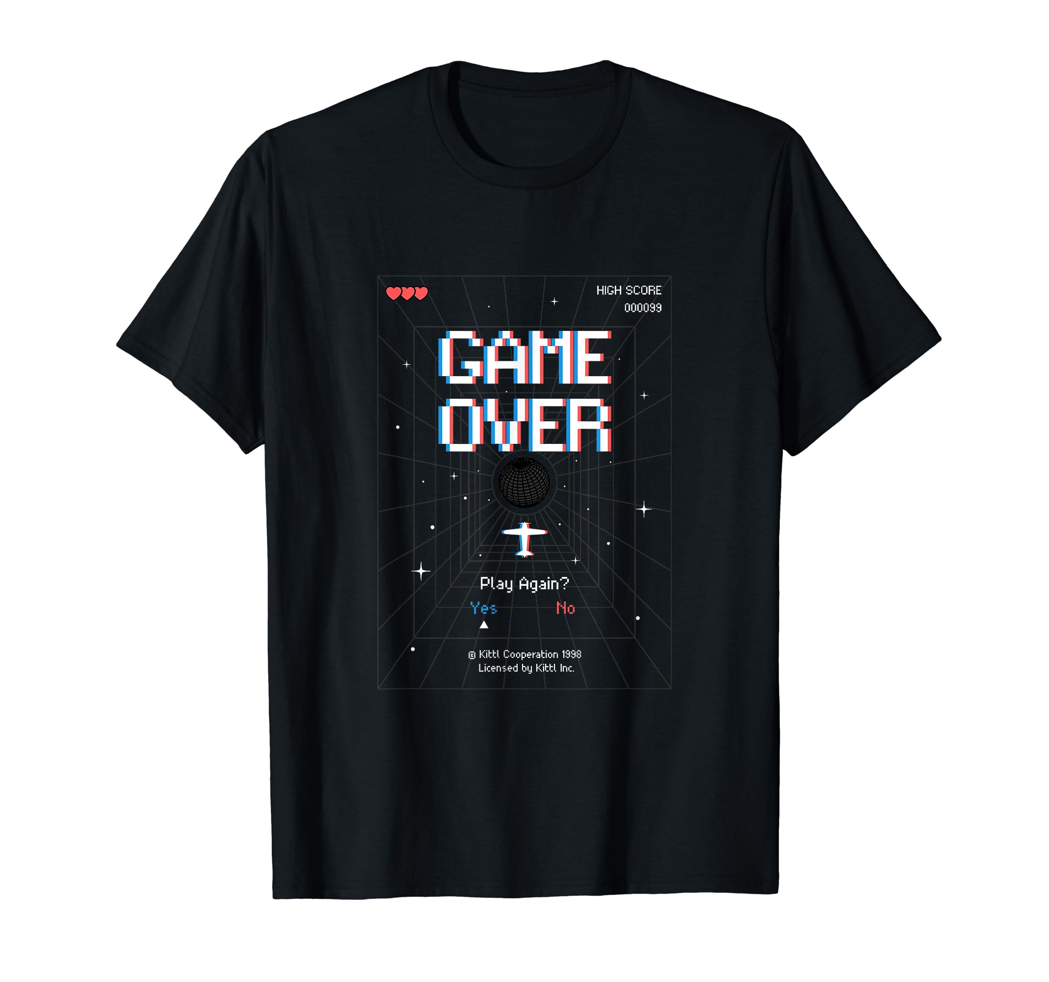 Arcade Pixel Game Gamer Nostalgia T-Shirt - Graphic Print for Adults - T-Shirt, Sweatshirt, Hoodie