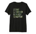 Eat Soccer Sleep Repeat Simple T-Shirt - Aesthetic Graphic for Adults - T-Shirt, Sweatshirt, Hoodie