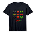 Kenya Flag Soccer Lovers Coquette Soccer T-Shirt - Novelty Apparel Unisex - T-Shirt, Sweatshirt, Hoodie