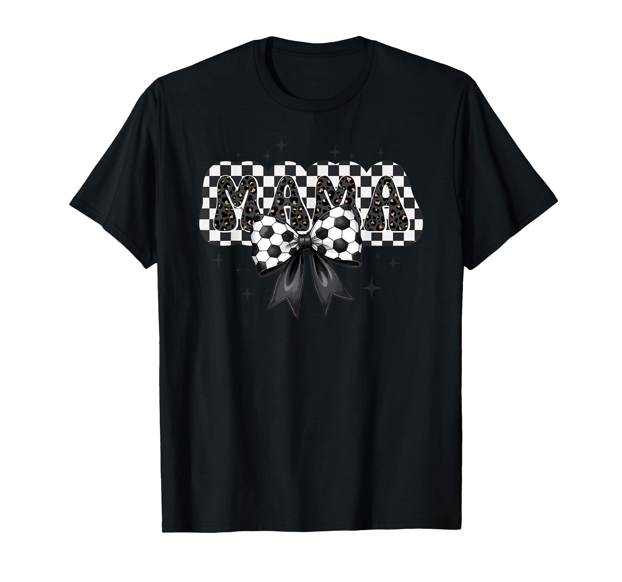 Soccer Mama Bow Mom Mommy Mother Gift Hoodie - Trendy Graphic for Adults - T-Shirt, Sweatshirt, Hoodie