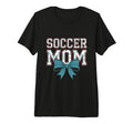 Soccer Mom Coquette Bow Mothers Day Tri T-Shirt - Unique Graphic Men Women - T-Shirt, Sweatshirt, Hoodie