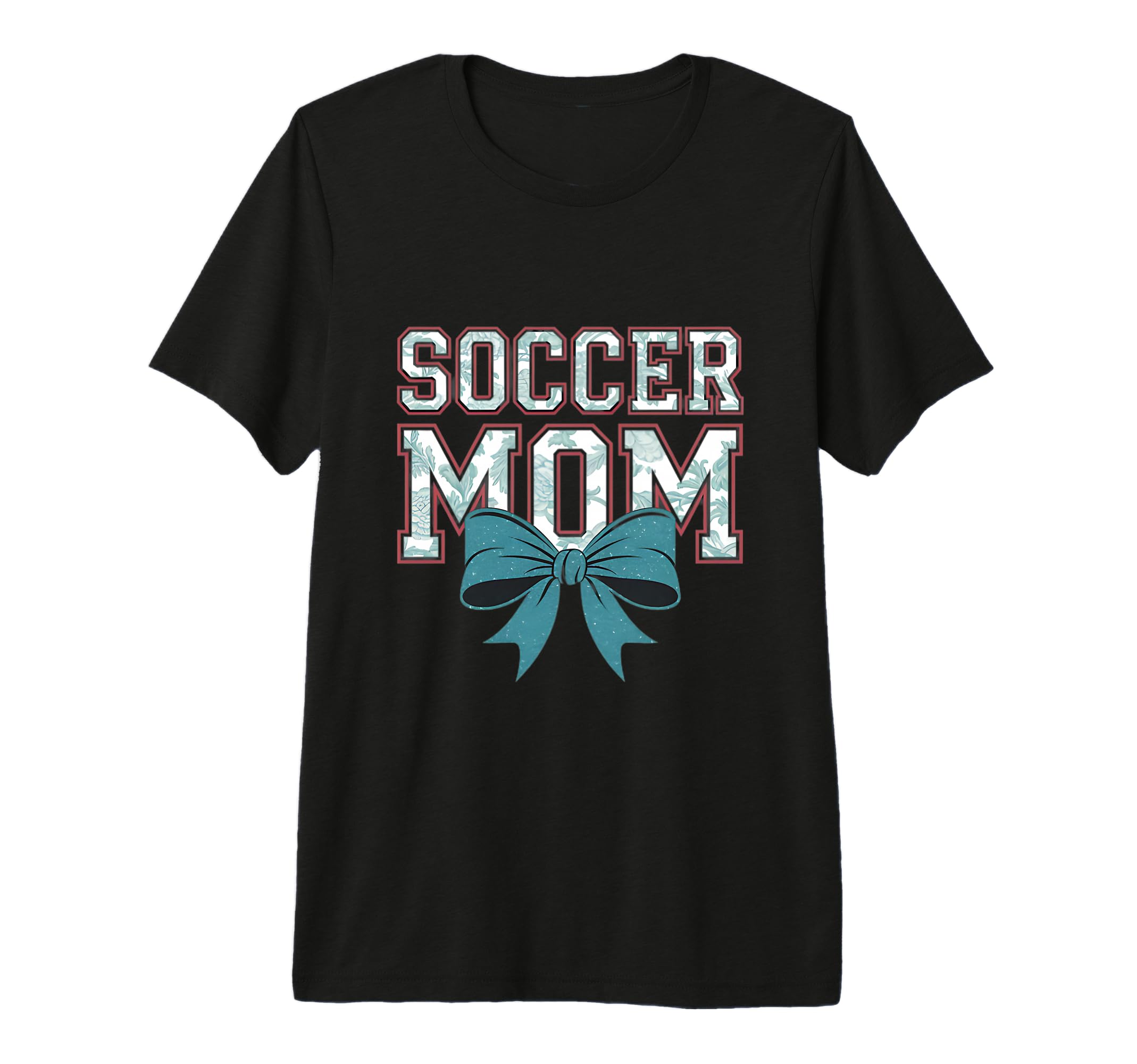Soccer Mom Coquette Bow Mothers Day Tri T-Shirt - Unique Graphic Men Women - T-Shirt, Sweatshirt, Hoodie