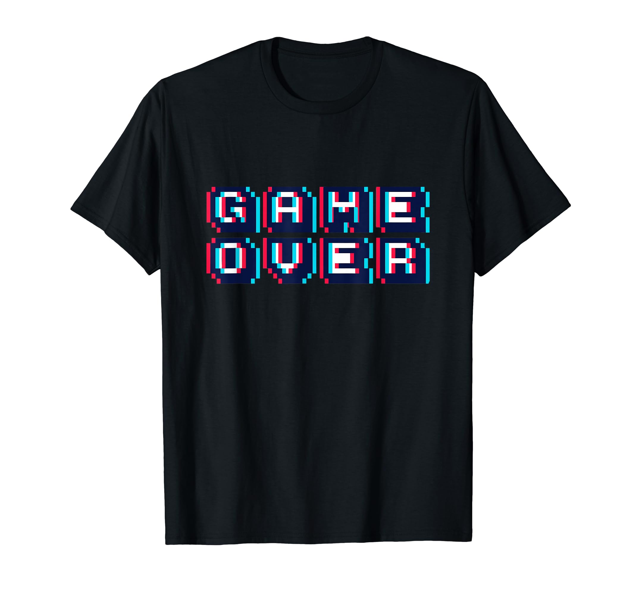 3D Arcade Game Over Video Games Gaming T-Shirt - Novelty Apparel Unisex - T-Shirt, Sweatshirt, Hoodie