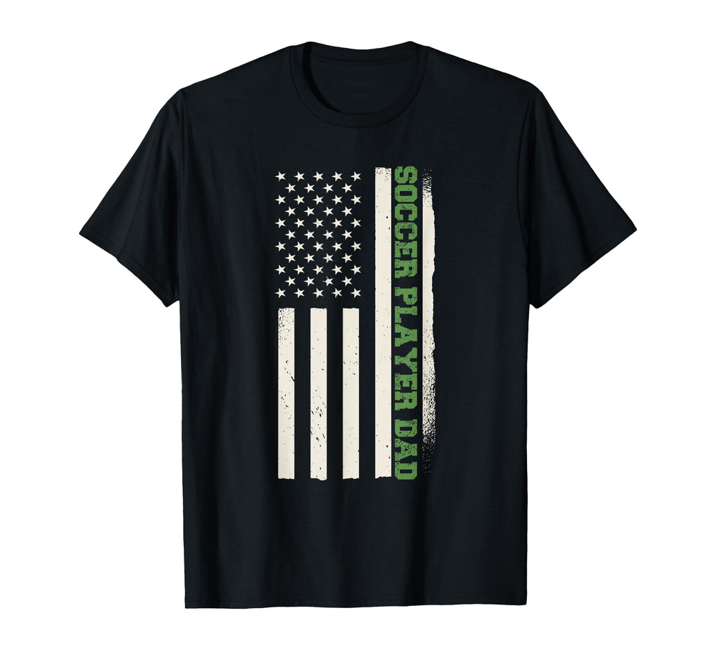 Patriotic Coach Soccer Player Dad T-Shirt - Aesthetic Graphic Men Women - T-Shirt, Sweatshirt, Hoodie