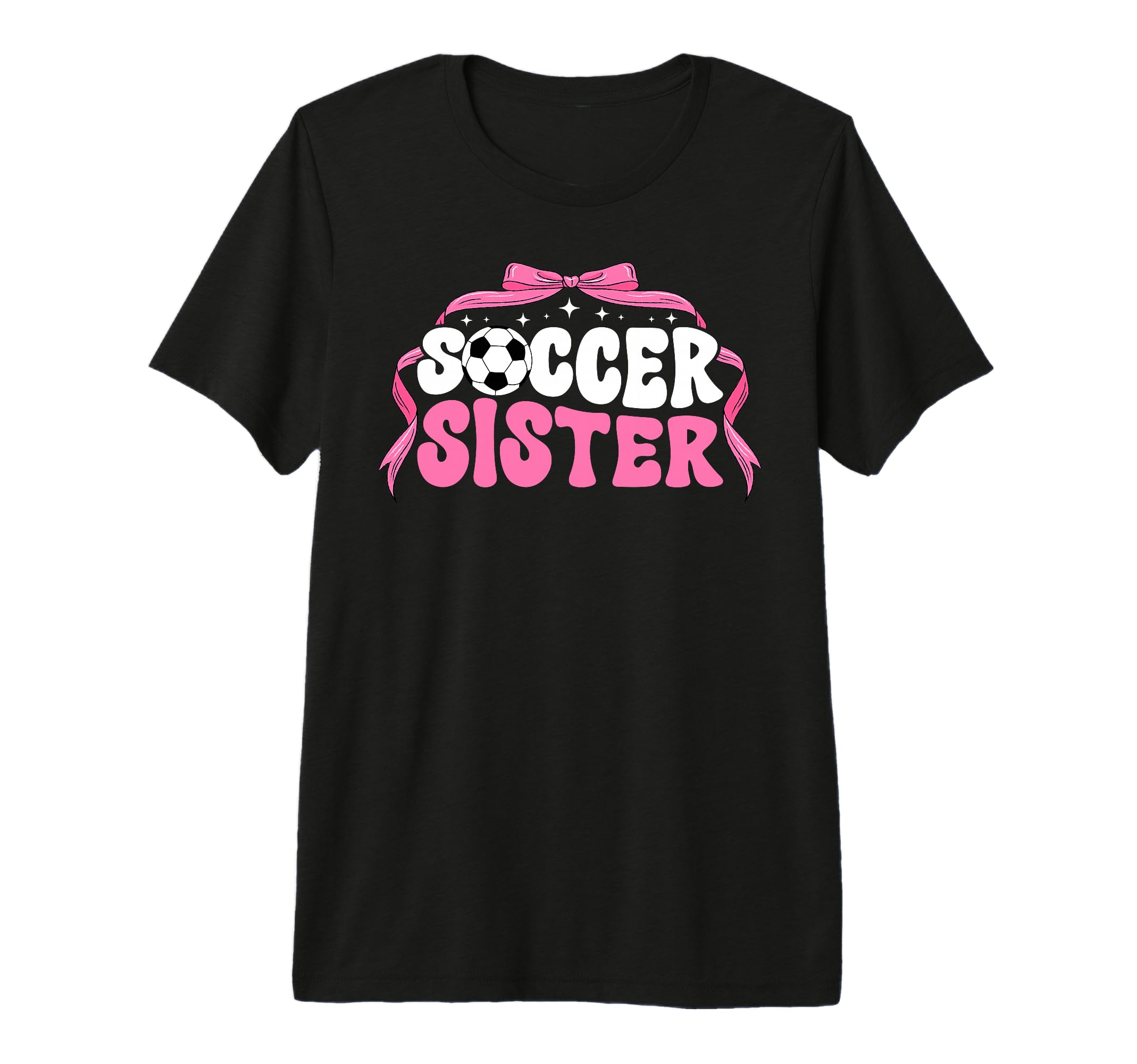 Soccer Sister Coquette Soccer Players T-Shirt - Custom Art Print Unisex - T-Shirt, Sweatshirt, Hoodie