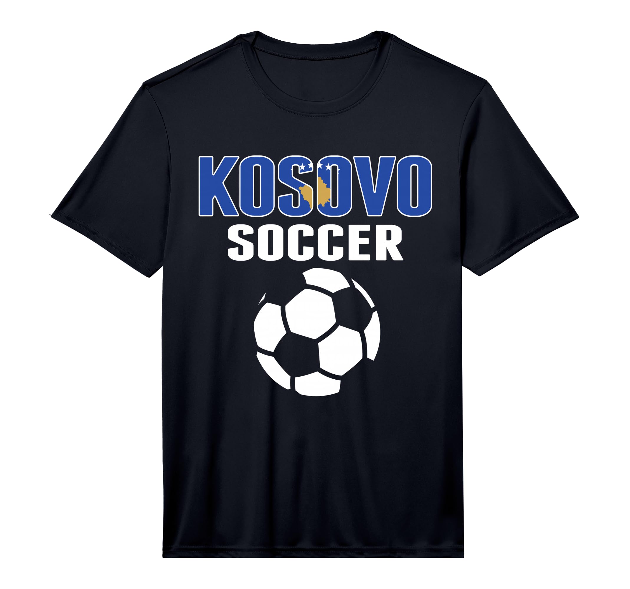 Proud Kosovo Soccer Fans Jersey T-Shirt - Custom Art Print Men Women - T-Shirt, Sweatshirt, Hoodie