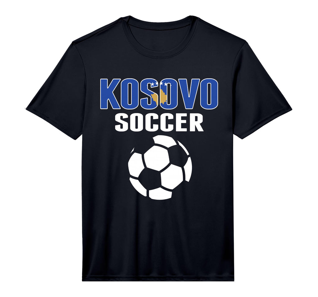 Proud Kosovo Soccer Fans Jersey T-Shirt - Fun Novelty Design Men Women - T-Shirt, Sweatshirt, Hoodie