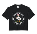 Off To Watch Soccer Funny Silly Sweatshirt - Minimalist Print Men Women - T-Shirt, Sweatshirt, Hoodie