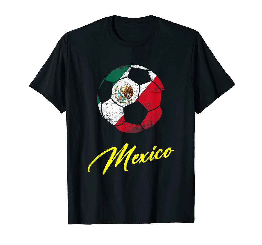 Mexico Mexico Soccer Ball Mexico Flag T-Shirt - Custom Art Print Unisex - T-Shirt, Sweatshirt, Hoodie