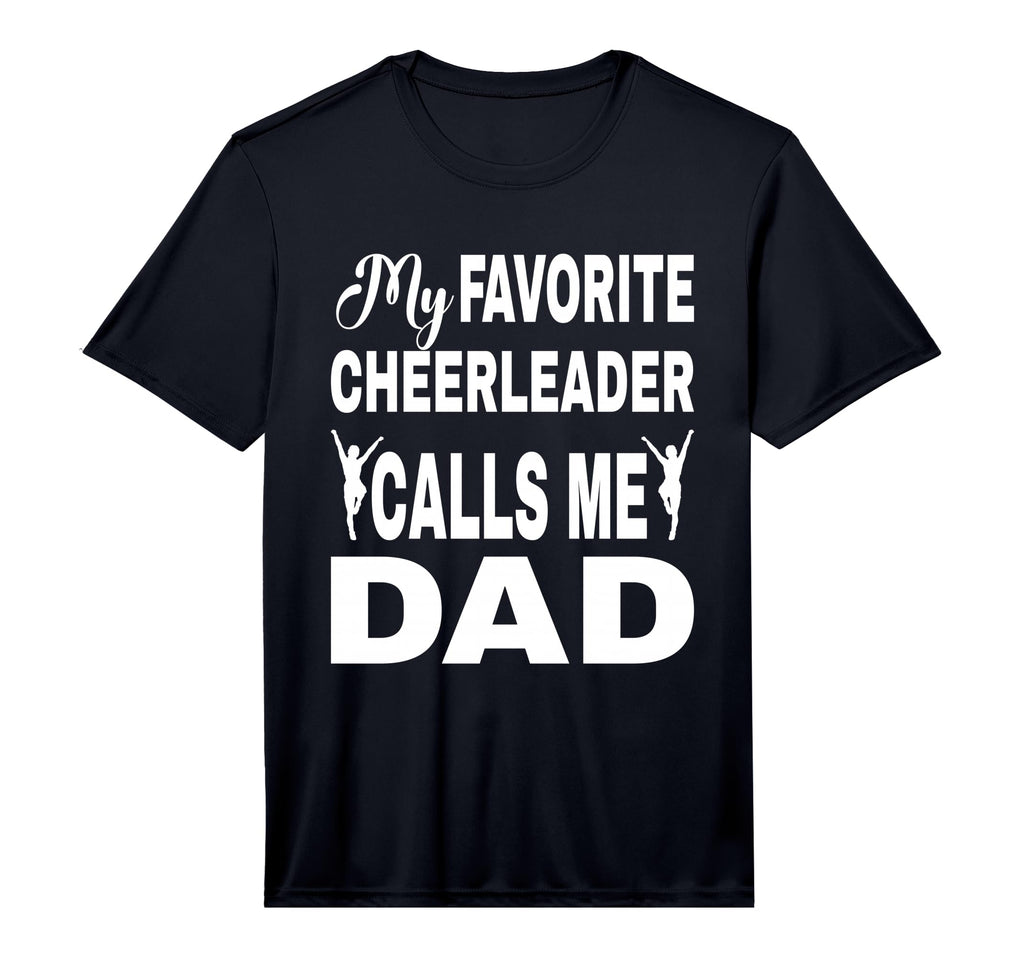 Mens Proud Cheer Dad My Favorite T-Shirt - Casual Everyday Wear Unisex - T-Shirt, Sweatshirt, Hoodie