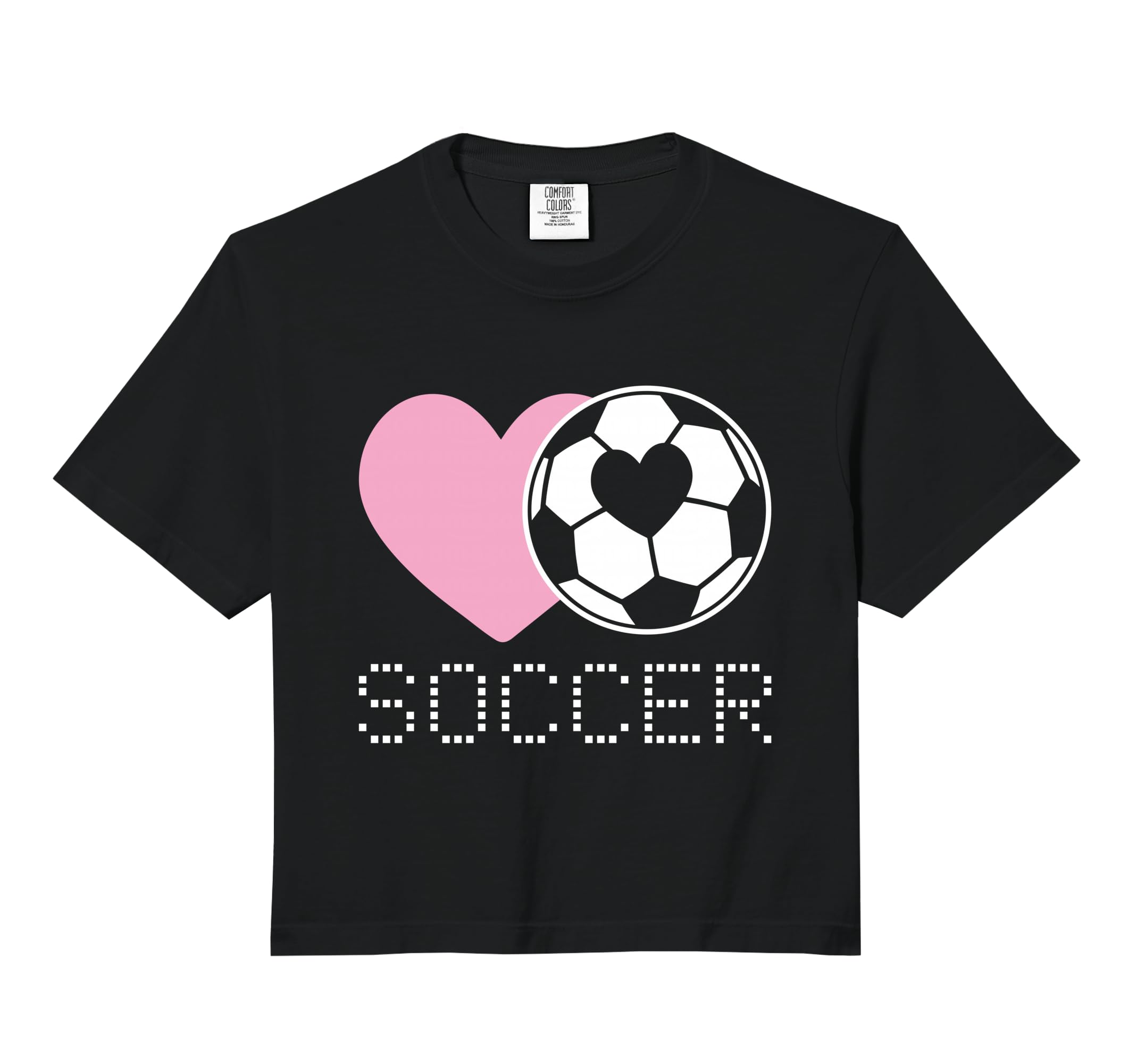 Soccer Lover Heart And Ball Comfort Sweatshirt - Minimalist Print Unisex - T-Shirt, Sweatshirt, Hoodie
