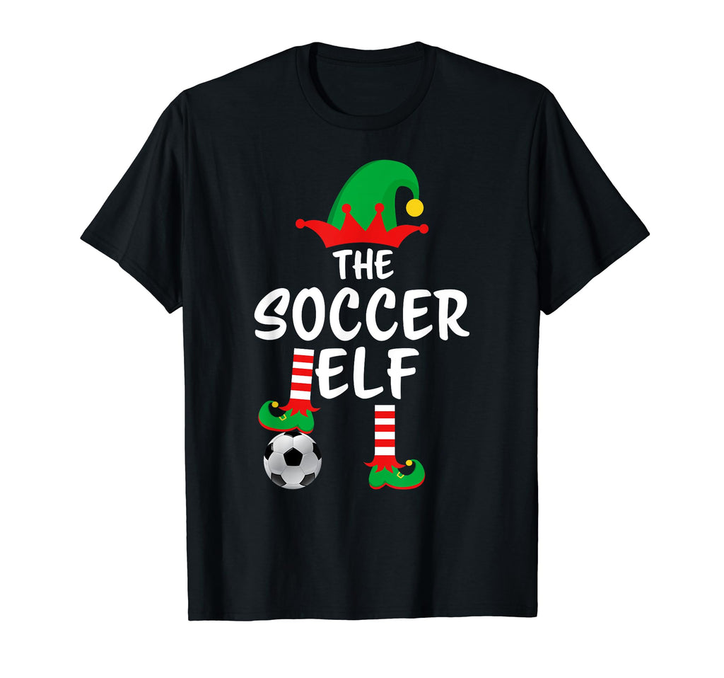 Soccer Elf Matching Family T-Shirt - Casual Everyday Wear Men Women - T-Shirt, Sweatshirt, Hoodie