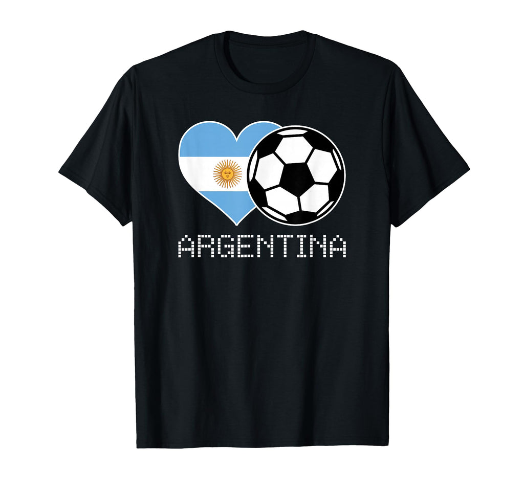 Argentina Soccer Argentinian Flag Love T-Shirt - Trendy Graphic for Adults - T-Shirt, Sweatshirt, Hoodie