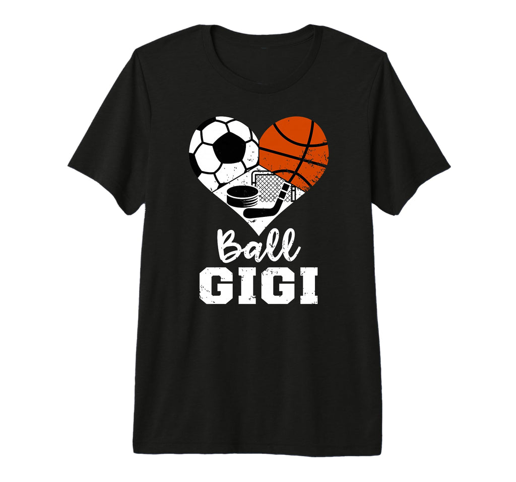 Ball Gigi Funny Soccer Basketball Hockey T-Shirt - Minimalist Print Unisex - T-Shirt, Sweatshirt, Hoodie