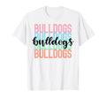 Bulldogs Team Mascot School Spirit T-Shirt - Aesthetic Graphic Men Women - T-Shirt, Sweatshirt, Hoodie