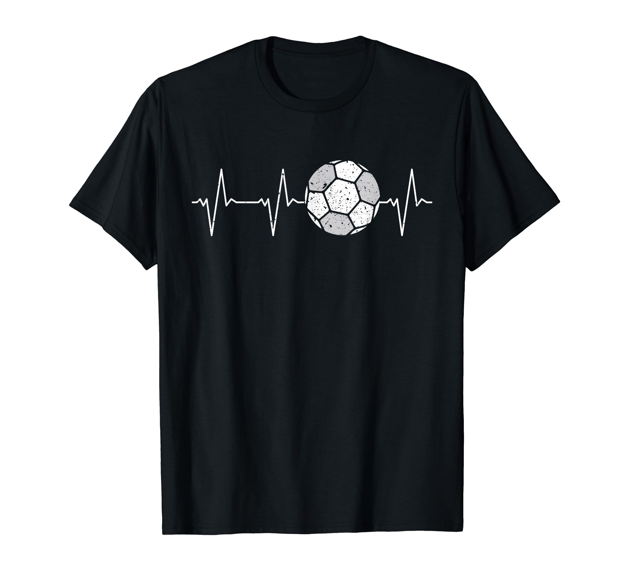 Soccer Heartbeat Ball Ekg Pulse T-Shirt - Fun Novelty Design for Adults - T-Shirt, Sweatshirt, Hoodie